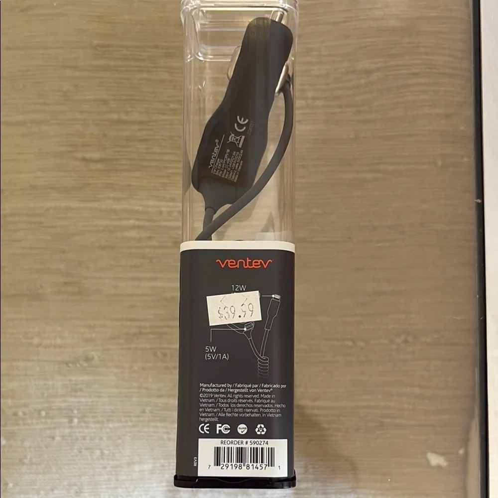 Ventev Dashport 2 USB-A Plus Lightning Cable